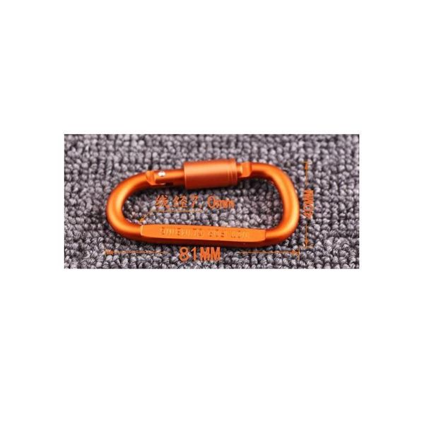 7mm aluminum alloy d-shape carabiner with turn buckle kit camping equipment survival gear camp hook outdoor c jllwkr, Slivery;golden
7mm aluminum alloy d-shape carabiner with turn buckle kit camping equipment survival gear camp hook outdoor c jllwkr, Slivery;golden