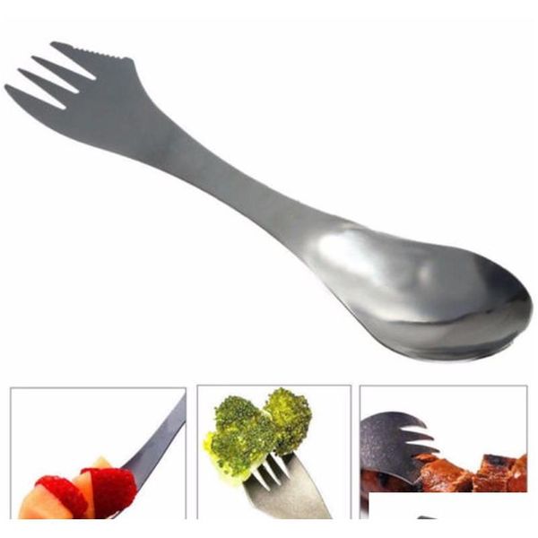 fork spoon spork 3 in 1 tableware stainless steel cutlery utensil combo kitchen outdoor picnic scoop knife fork set
fork spoon spork 3 in 1 tableware stainless steel cutlery utensil combo kitchen outdoor picnic scoop knife fork set