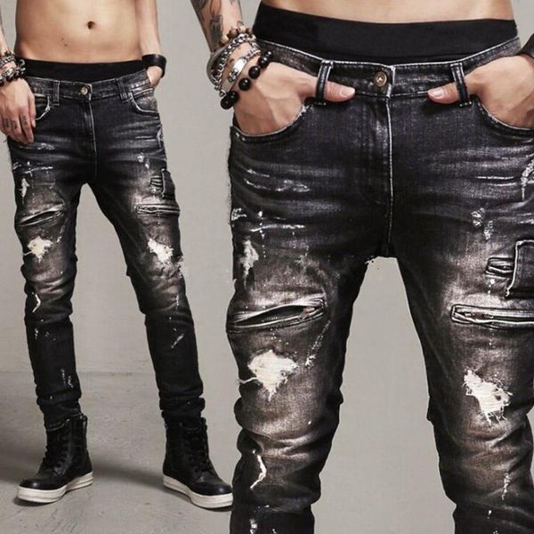 fashion stretch stylist denim jogger design hip hop joggers skinny jeans men clothes streetwear
fashion stretch stylist denim jogger design hip hop joggers skinny jeans men clothes streetwear