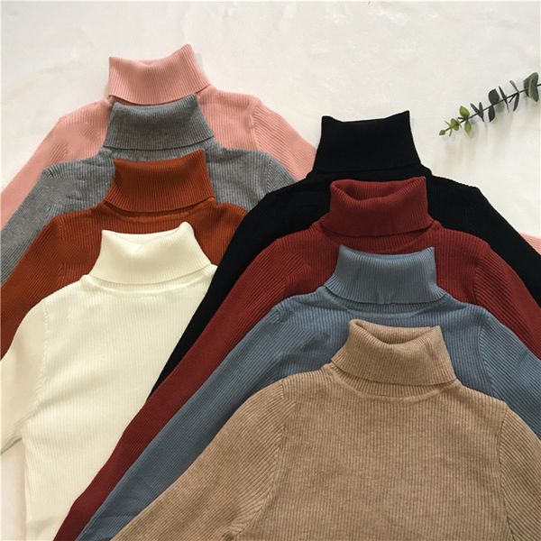 turtleneck sweater womens 2020 autumn winter korean slim women pullover jumper knitted sweater pull femme hiver truien lj201126, White;black
turtleneck sweater womens 2020 autumn winter korean slim women pullover jumper knitted sweater pull femme hiver truien lj201126, White;black