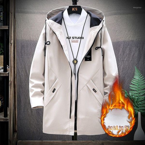 new 2020 winter trench coat men medium and long, fluffed thickened hooded warm windbreaker over coat long winter for men1, Tan;black
new 2020 winter trench coat men medium and long, fluffed thickened hooded warm windbreaker over coat long winter for men1, Tan;black