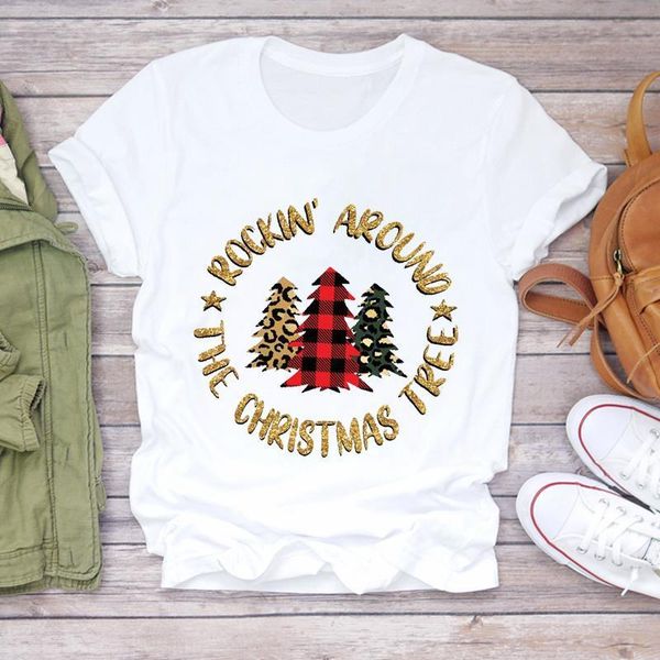 women christmas plaid tree printing 90s girl winter holiday print lady tshirt ladies graphic t-shirts female tee t-shirt, White
women christmas plaid tree printing 90s girl winter holiday print lady tshirt ladies graphic t-shirts female tee t-shirt, White