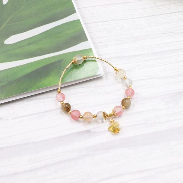 charm bracelets boho wrap bracelet handmade crystal watermelon stone beaded bangle for women girl wristband wrist jewelry 7.5" b3211, Golden;silver
charm bracelets boho wrap bracelet handmade crystal watermelon stone beaded bangle for women girl wristband wrist jewelry 7.5" b3211, Golden;silver