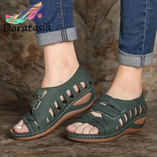sandals doratasia casual med wedges shoes elegant peep toe summer women classic retrp hollow sandals1, Black
sandals doratasia casual med wedges shoes elegant peep toe summer women classic retrp hollow sandals1, Black