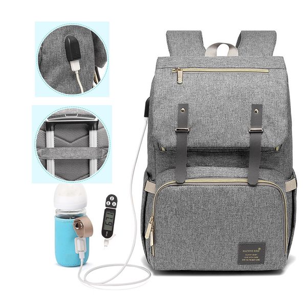 large capacity diaper baby nappy mummy daddy backpack waterproof casual lapusb charging milk bottle bag 201021
large capacity diaper baby nappy mummy daddy backpack waterproof casual lapusb charging milk bottle bag 201021