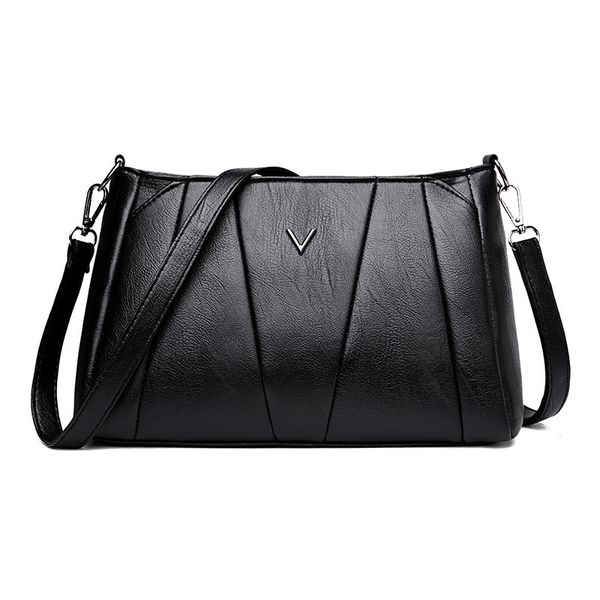 hbp non-brand women's bag new middle-aged korean simple solid color women's single shoulder bag embroidered soft leather fashion m 
hbp non-brand women's bag new middle-aged korean simple solid color women's single shoulder bag embroidered soft leather fashion m