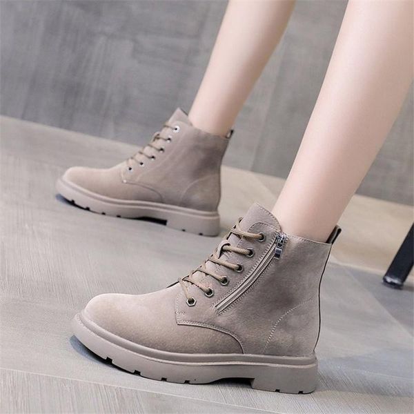 2020 leather women's boots women winter fashion wear-resistant non-slip comfortable warm women's ankle boots, Black
2020 leather women's boots women winter fashion wear-resistant non-slip comfortable warm women's ankle boots, Black