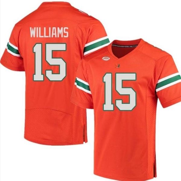 121 miami hurricanes jarren williams #15 real full embroidery college jersey size s-4xl or custom any name or number jersey, Black
121 miami hurricanes jarren williams #15 real full embroidery college jersey size s-4xl or custom any name or number jersey, Black