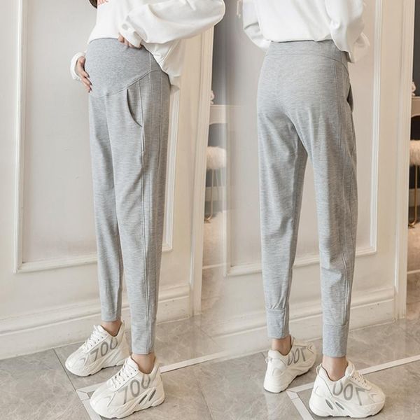 pregnant women's casual trousers spring and autumn thickening pregnant women belly lift pants feet pants tide mom, White
pregnant women's casual trousers spring and autumn thickening pregnant women belly lift pants feet pants tide mom, White