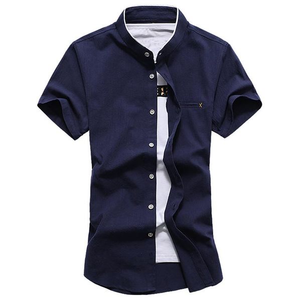 men's casual shirts quality stand collar high china linen cotton short sleeve man's shirt slim plus size -4xl 5xl 6xl 7xl #2012, White;black
men's casual shirts quality stand collar high china linen cotton short sleeve man's shirt slim plus size -4xl 5xl 6xl 7xl #2012, White;black