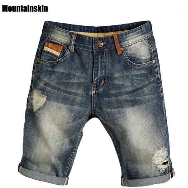 mountainskin summer new men's hole jeans thin street-wear male jeans slim mid denim shorts solid fashion brand jeans,sa1661, Blue
mountainskin summer new men's hole jeans thin street-wear male jeans slim mid denim shorts solid fashion brand jeans,sa1661, Blue