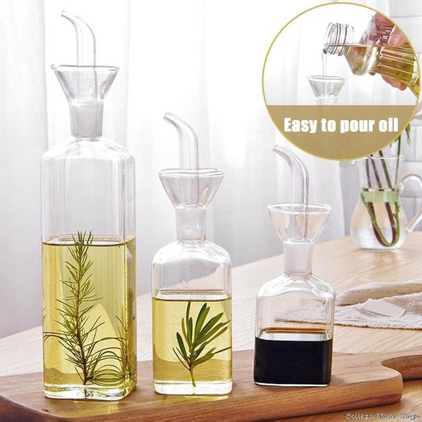 kitchen glass oil seasoning bottle household transparent glass olive oil vinegar bottle soy sauce spout pourer kitchen supplies
kitchen glass oil seasoning bottle household transparent glass olive oil vinegar bottle soy sauce spout pourer kitchen supplies
