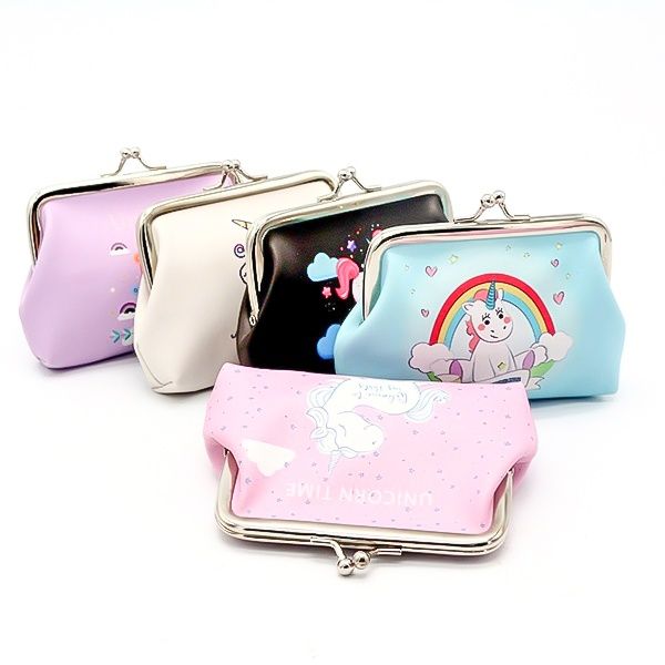 girls unicorn cartoon simple hasp magical wallet mini snacks coin purse change purse money bag small pocket handbags, White
girls unicorn cartoon simple hasp magical wallet mini snacks coin purse change purse money bag small pocket handbags, White