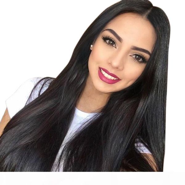 lace front human hair wigs for women remy peruvian black short straight lace wigs bleached knots natural hairline, Black;brown 
lace front human hair wigs for women remy peruvian black short straight lace wigs bleached knots natural hairline, Black;brown