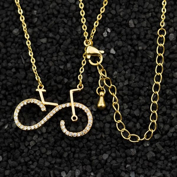 chokers v attract unique infinity bike necklace pendants women jewelry 2021 fashion zircoria bicycle collier femme bijoux birthday gift, Golden;silver
chokers v attract unique infinity bike necklace pendants women jewelry 2021 fashion zircoria bicycle collier femme bijoux birthday gift, Golden;silver