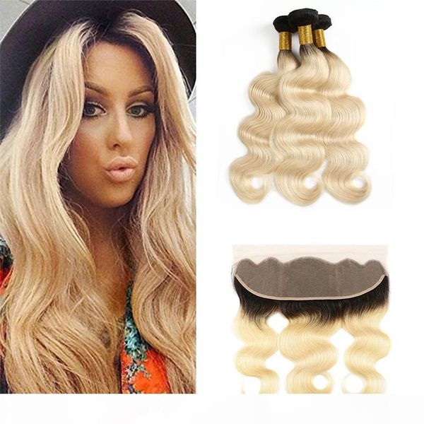 honey blonde ombre brazilian remy human hair wefts with frontal body wave 1b 613# blonde lace frontal closure with weave bundles, Black
honey blonde ombre brazilian remy human hair wefts with frontal body wave 1b 613# blonde lace frontal closure with weave bundles, Black