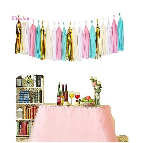 tissue tassel pink blue banner 20pcs paper diy garland for birthday baby shower wedding party decorations
tissue tassel pink blue banner 20pcs paper diy garland for birthday baby shower wedding party decorations