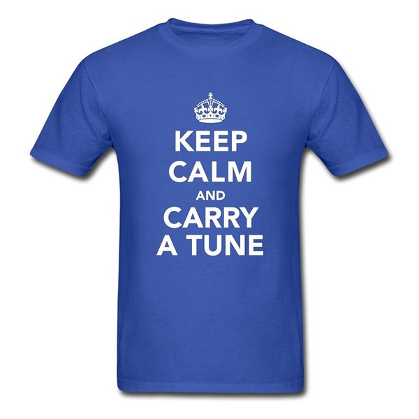 сохранять спокойствие и нести мелодию мужская майка мужчина проектирование футболка верхней тройник с коротким рукавом майка смешные отпечат