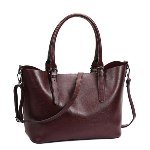 female bag 2020 new retro oil wax leather bag hand shoulders europe and america fashion simple
female bag 2020 new retro oil wax leather bag hand shoulders europe and america fashion simple
