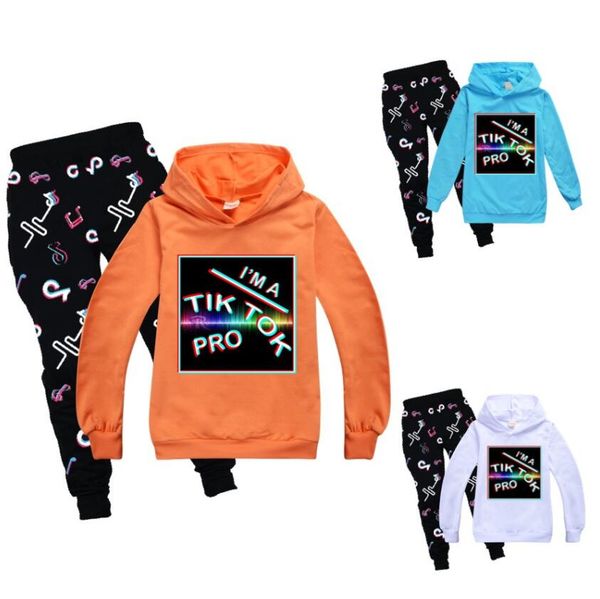 tik tok girls clothing sets fall casual cotton hooded children clothes set full sleeve boys hoody pants tracksuits, White
tik tok girls clothing sets fall casual cotton hooded children clothes set full sleeve boys hoody pants tracksuits, White