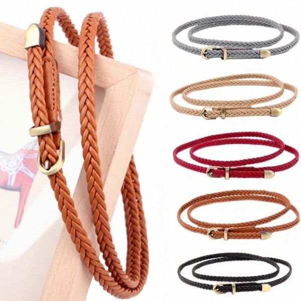new braided thin belt for dress female pin buckle strap hand woven belt skinny waistband o7rh#, Black;brown
new braided thin belt for dress female pin buckle strap hand woven belt skinny waistband o7rh#, Black;brown