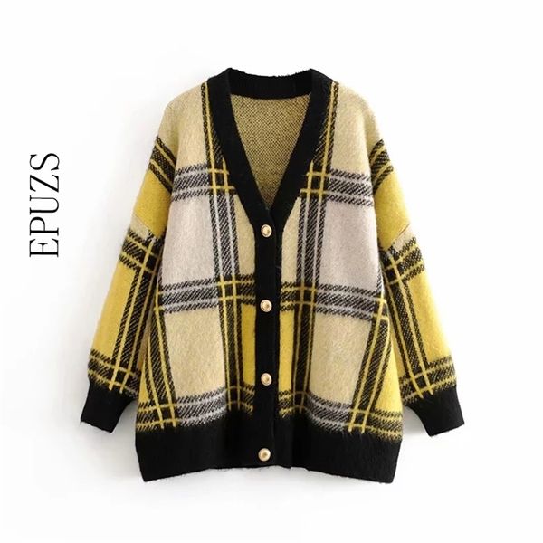 argyrle long sleeve knitted cardigan women knit sweater korean fashion button pull femme casual cardigan 201222, White;black
argyrle long sleeve knitted cardigan women knit sweater korean fashion button pull femme casual cardigan 201222, White;black