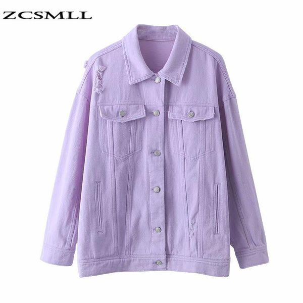 women's jackets fashion coat 2021 autumn women oversized lavender denim jacket pocket ladies long sleeve loose motorcycle, Black;brown
women's jackets fashion coat 2021 autumn women oversized lavender denim jacket pocket ladies long sleeve loose motorcycle, Black;brown