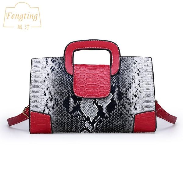 2020 new fanshion color matching handbag women's shoulder bag snake pattern small flap bag for woman fengting ftb076
2020 new fanshion color matching handbag women's shoulder bag snake pattern small flap bag for woman fengting ftb076