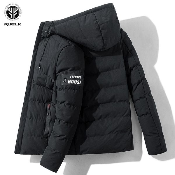 ruelk autumn and winter cotton men's short hooded jacket winter thick padded jacket korean style trendy padded jacket 201023, Black
ruelk autumn and winter cotton men's short hooded jacket winter thick padded jacket korean style trendy padded jacket 201023, Black