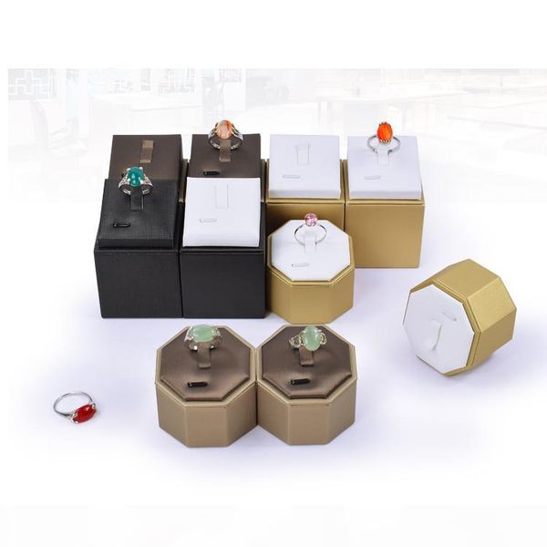 pu leather jewellery ring display stand rings holder with clip for fair market booth boutique store showcase jewelry finger ring exhibition, Black
pu leather jewellery ring display stand rings holder with clip for fair market booth boutique store showcase jewelry finger ring exhibition, Black