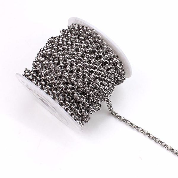 5 yards/pack stainless steel silver tone link-opened curb chains 2/4mm bulk necklace chains fitting jewelry making materials
5 yards/pack stainless steel silver tone link-opened curb chains 2/4mm bulk necklace chains fitting jewelry making materials
