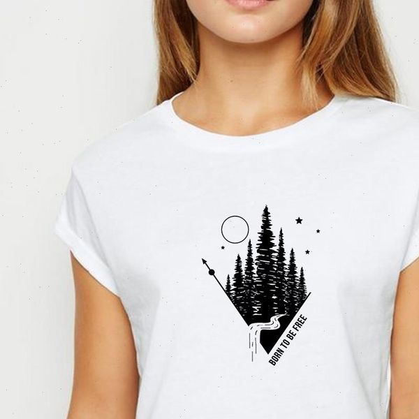 new t shirt female mountain born to be tshirt plus size spring summer tee shirt cute graphic vogue o neck t, White
new t shirt female mountain born to be tshirt plus size spring summer tee shirt cute graphic vogue o neck t, White