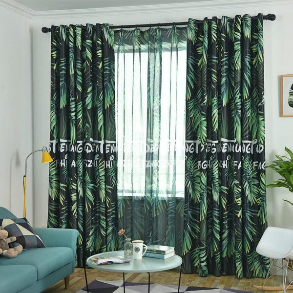 curtain & drapes blackout for living room leaves rainforest printed bedroom kitchen balcony pastoral fresh sheer window
curtain & drapes blackout for living room leaves rainforest printed bedroom kitchen balcony pastoral fresh sheer window