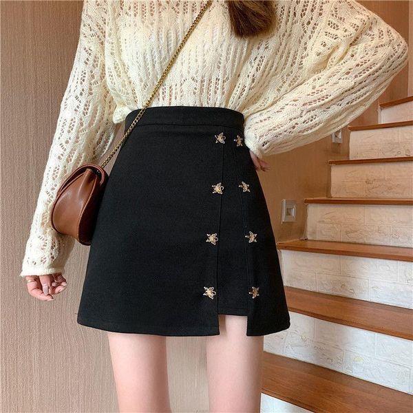 spring/summer 2021 black butterfly embroidery irregular high waist slim fashion female mini skirt student girl cute y2k skirts
spring/summer 2021 black butterfly embroidery irregular high waist slim fashion female mini skirt student girl cute y2k skirts
