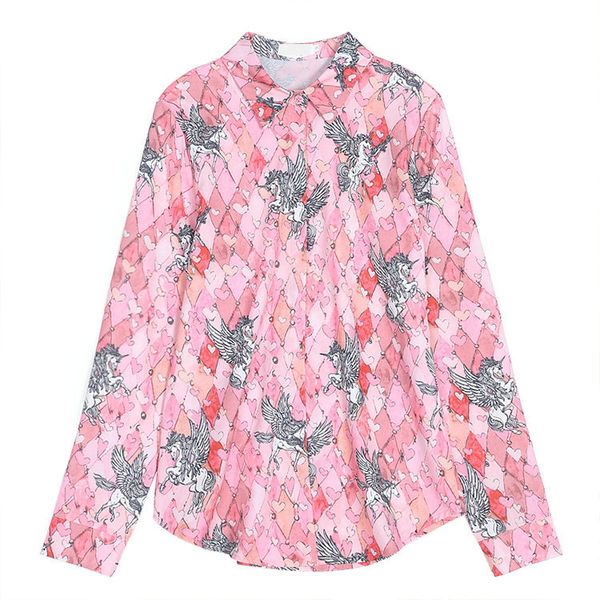 autumn new shirt printed pink women's blouse lapel fashion elegant ladies shirt plus size s l xl 2xl 3xl, White
autumn new shirt printed pink women's blouse lapel fashion elegant ladies shirt plus size s l xl 2xl 3xl, White