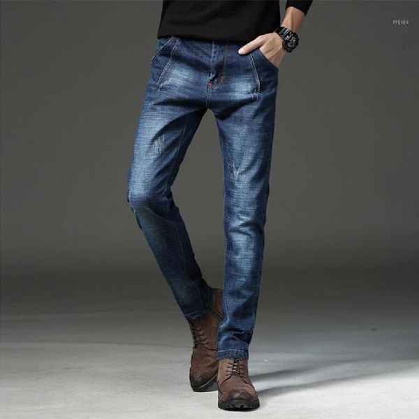men's casual jeans fall korean fashion small leg pants slim stretch individuality do old broken hole fashion jeans1, Blue
men's casual jeans fall korean fashion small leg pants slim stretch individuality do old broken hole fashion jeans1, Blue