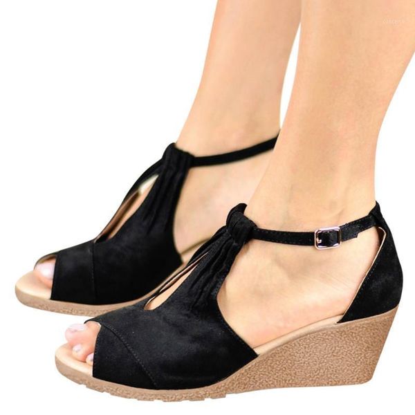dress shoes 2021 summer women sandals ladies fashion wedges buckle peep toe big size casual sandals1, Black
dress shoes 2021 summer women sandals ladies fashion wedges buckle peep toe big size casual sandals1, Black