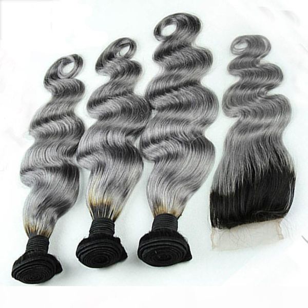 mongolian silver grey ombre hair with 4*4 lace closure 4pcs lot body wave #1b grey dark root ombre mongolian weave bundles with closure, Black
mongolian silver grey ombre hair with 4*4 lace closure 4pcs lot body wave #1b grey dark root ombre mongolian weave bundles with closure, Black