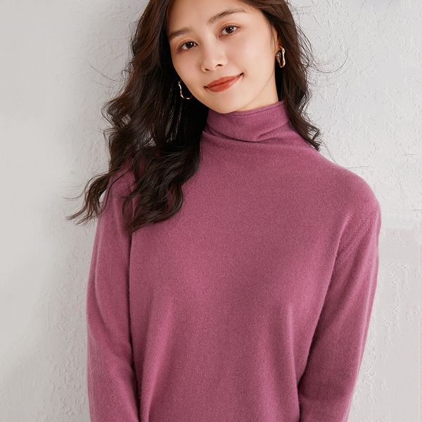 2021 new 12colors turtleneck long sleeve women pullovers 100% cashmere wool knitting jumpers female soft and warm sweater 6lk3, White;black
2021 new 12colors turtleneck long sleeve women pullovers 100% cashmere wool knitting jumpers female soft and warm sweater 6lk3, White;black