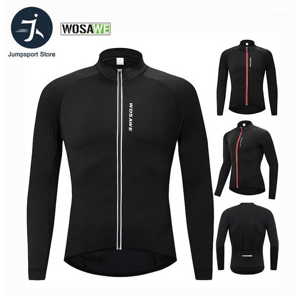 wosawe autumn winter thermal fleece cycling jacket with back reflective zipper pocket warm mtb bike coat clothing windbreaker1, Black;red
wosawe autumn winter thermal fleece cycling jacket with back reflective zipper pocket warm mtb bike coat clothing windbreaker1, Black;red