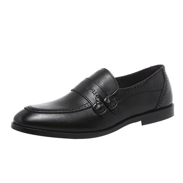 casual men loafers business wedding shoes luxury retro buckle flats shoes pointed toe slip on formal plus size, Black
casual men loafers business wedding shoes luxury retro buckle flats shoes pointed toe slip on formal plus size, Black
