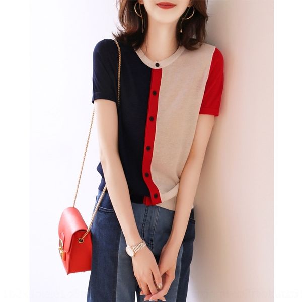 j0wxb and com fashionableelegant coat t-shirt able color matching women's hemp short sleeve t-shirt for contrast new color ice knitte, White;black
j0wxb and com fashionableelegant coat t-shirt able color matching women's hemp short sleeve t-shirt for contrast new color ice knitte, White;black