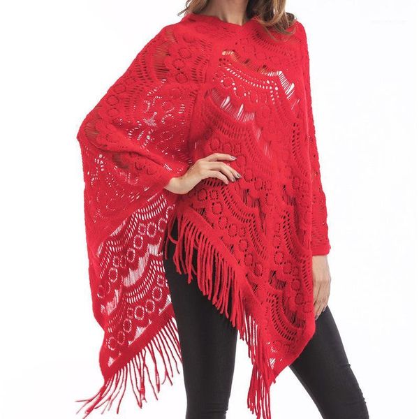 women's cape fashion casual tassel woman cloak pullover batwing sleeve sleeveless loose knit europe style christmas sweater1, Black
women's cape fashion casual tassel woman cloak pullover batwing sleeve sleeveless loose knit europe style christmas sweater1, Black