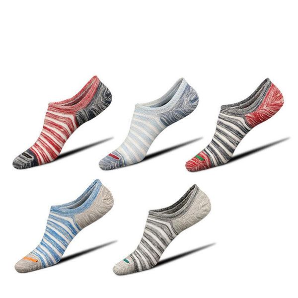 men's socks 5pairs men cotton large size summer fashion striped silicone non-slip soft breathable short male, Black
men's socks 5pairs men cotton large size summer fashion striped silicone non-slip soft breathable short male, Black