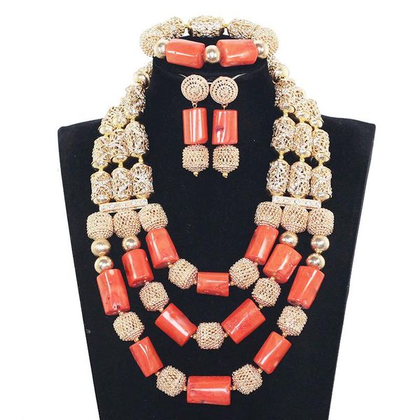 original big coral beads african jewelry set dubai gold bold statement jewelry set for women cnr173, Silver
original big coral beads african jewelry set dubai gold bold statement jewelry set for women cnr173, Silver