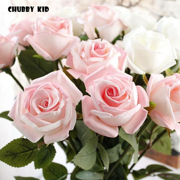 12pcs/lot wholesale real touch pu artificial rose flowers wedding decorative pu rose hand feel / felt rosa white / pink
12pcs/lot wholesale real touch pu artificial rose flowers wedding decorative pu rose hand feel / felt rosa white / pink