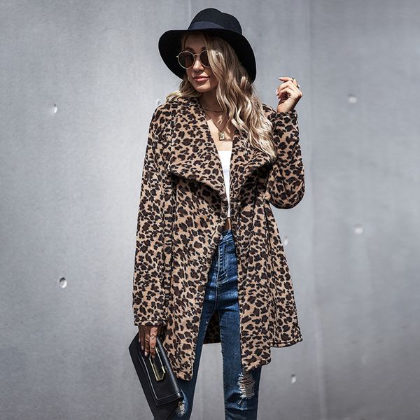 fashion outer wear blogger large lapel mid length leopard print autumn winter loose coats women's coat imitation jacket top, Black
fashion outer wear blogger large lapel mid length leopard print autumn winter loose coats women's coat imitation jacket top, Black