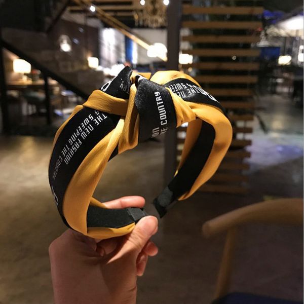 fashion wide side hairband for women new turban accessories knot band hair hoop 
fashion wide side hairband for women new turban accessories knot band hair hoop