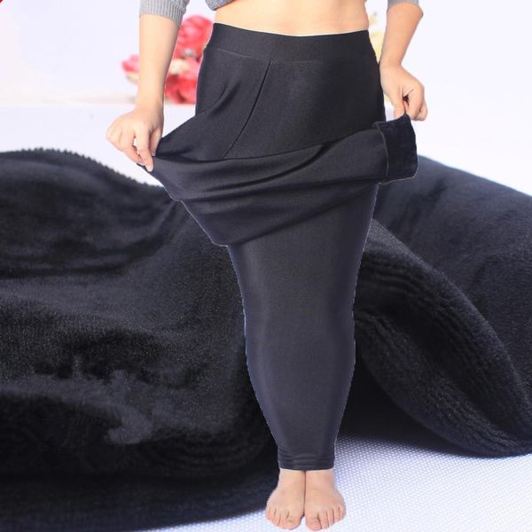 2018 new plus size 6xl fashion leggings women girls warm winter bright velvet knitted thick legging super elastic pants, Black
2018 new plus size 6xl fashion leggings women girls warm winter bright velvet knitted thick legging super elastic pants, Black