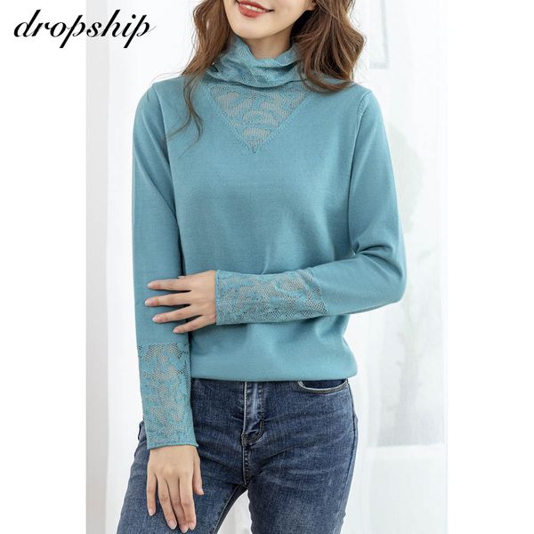 knitted turtleneck thickened base shirt for women hollow-out temperament loose autumn long sleeve sweater sweater top, White;black
knitted turtleneck thickened base shirt for women hollow-out temperament loose autumn long sleeve sweater sweater top, White;black
